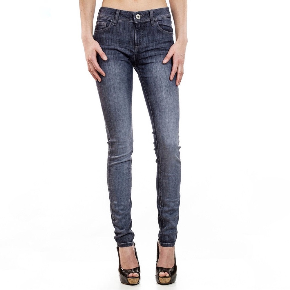 DL1961 Womens Florence Instasculpt Skinny Jeans Cricket Gray size 25